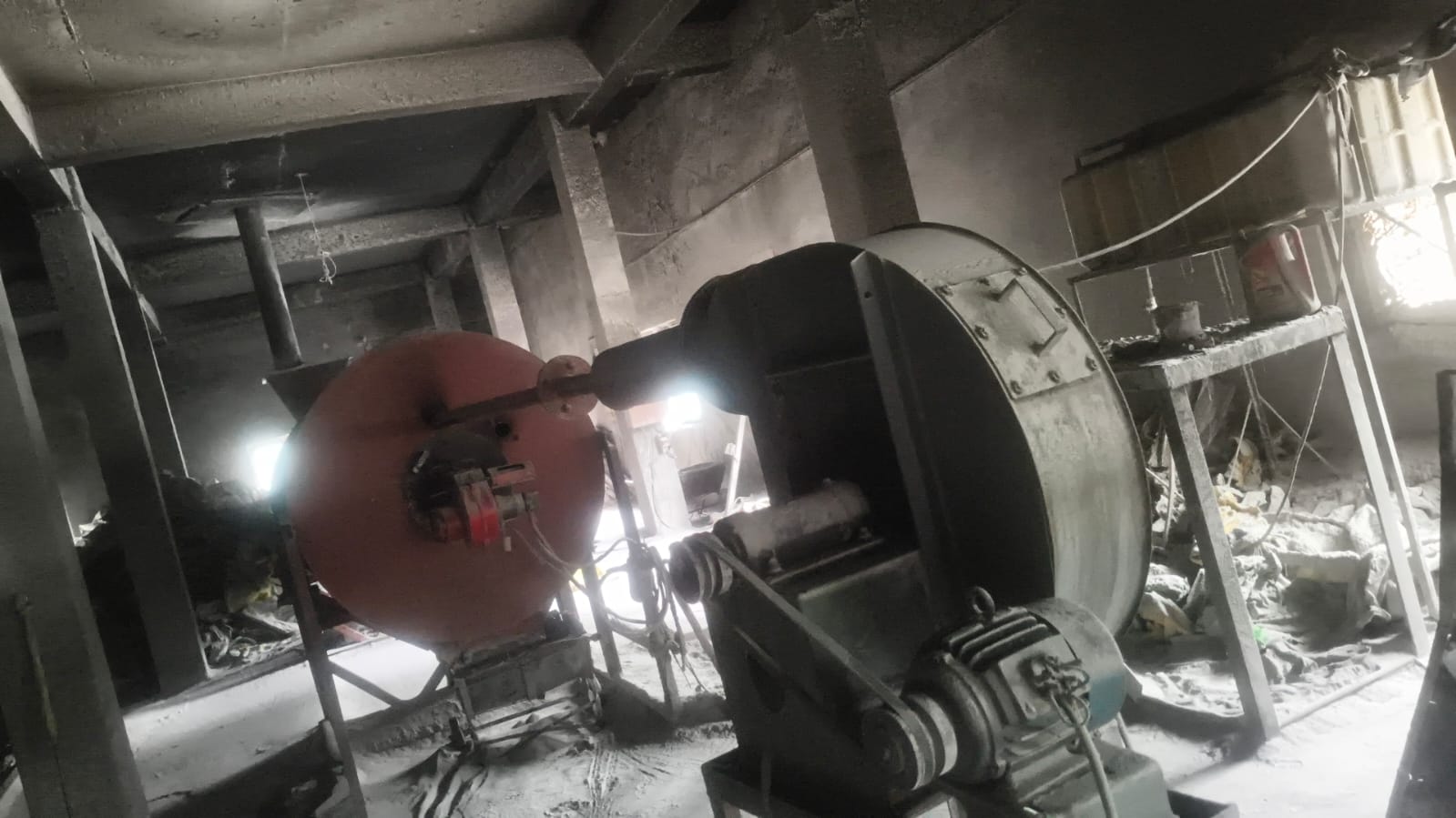 Processing equipment and drive motor inside the Kolkata production area